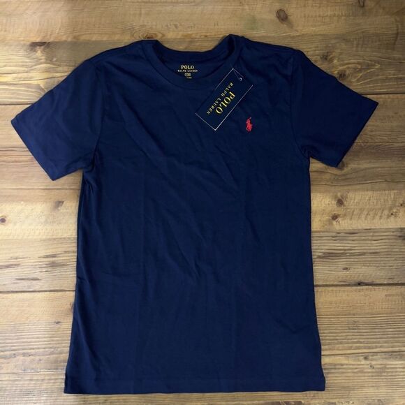 Polo by Ralph Lauren Kids Navy T-Shirt NEW - Picture 1 of 3